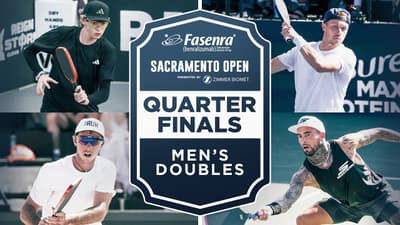 Klinger/Johnson v Freeman/McGuffin at the Fasenra Sacramento Open