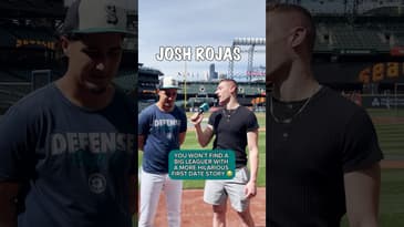 MLB Player Has The WILDEST First Date Story Ever 😂 #shorts #baseball #seattle #mariners #firstdates