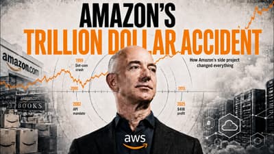 Amazon: The Accident That Became a Trillion-Dollar Business | Business Case Study