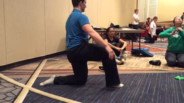 Quadruped to Half Kneel for Hip Mobility