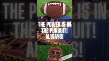 🏈 The Power is in the Pursuit! 🏈 #hailtopitt #self-growth