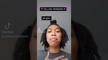 Subscribe To A Tall Girl's Podcast To Help With Your Tall Girl Problems! #shorts #tall