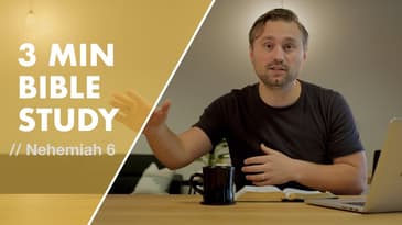 How to DEFEAT Fear! // Nehemiah 6 // 3 Minute Bible Study