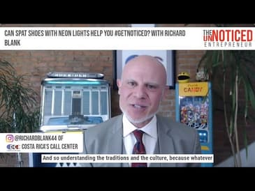 Can a spat shoes with neon lights help you #getnoticed? With Richard Blank