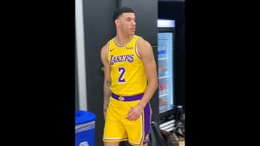 LONZO IS JACKED ON MEDIA DAY | Lonzo ball media day recap!!