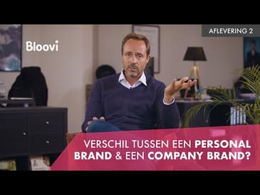 Wat is het verschil tussen een personal brand en een company brand? Michael Humblet voor Bloovi