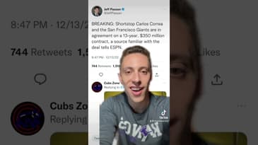 CARLOS CORREA IS A SAN FRANCISCO GIANT!! #shorts #baseball #mlb #giants