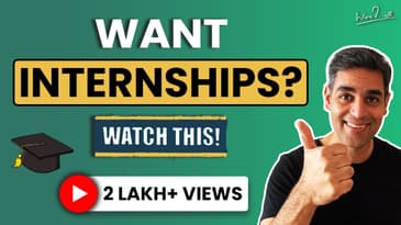3 tips to get an Internship in 2021 | Ankur Warikoo Hindi Video | Off-Campus Internships Strategy