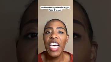 How Low Estrogen Levels Trigger Food Cravings #youtubeshorts #fyp