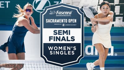Kate Fahey v Kiora Kunimoto at the Fasenra Sacramento Open
