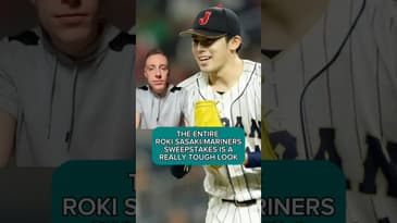 Mariners/Roki Sasaki Sweepstakes Was A REALLY Tough Look 🤦‍♂️ #shorts #baseball #seattlemariners
