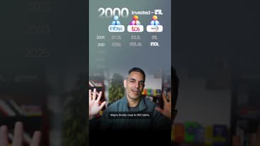 2000 main 1L ki Investment - Aaj inn SHARES ki VALUE kitni hain?! | Ankur Warikoo #shorts