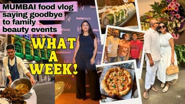 Our (FAILED) Wedding Anniversary, Saying Farewell To Family, MUMBAI FOOD TOUR | Week Vlog | Aanam C