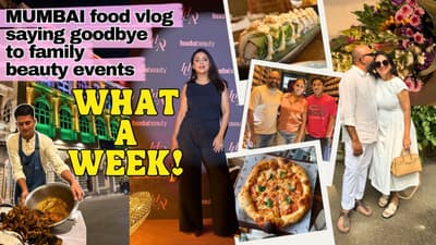 Our (FAILED) Wedding Anniversary, Saying Farewell To Family, MUMBAI FOOD TOUR | Week Vlog | Aanam C