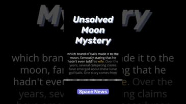 Unsolved Moon Mystery