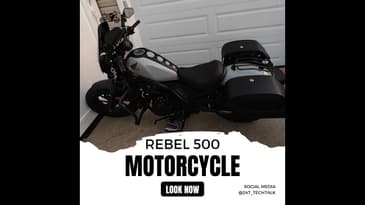 "Modding My 2024 Honda Rebel 500 ABS SE: Part 1 - Transforming My Ride! 🏍️🔧"
