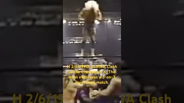 2/6/1990: at NWA Clash of the Champions X, The main event was a 3-on-3 Steel Cage match. #wrestling