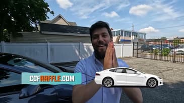 Yaakov Langer CCF Tesla Raffle promo 2023