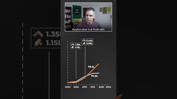 GOLD vs SILVER - kaun jeeta?! | Ankur Warikoo #shorts