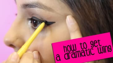 How To Apply Eyeliner With A Slightly Dramatic Wing
