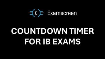 Examscreen: Countdown timer for IB exams