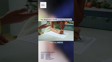 The Beginner's Guide to Meal Planning #mealplan #youtubeshorts #shorts