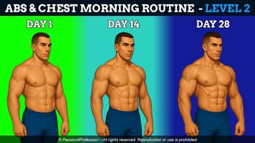 10-Min Chest + Abs Daily Morning Routine | No Equipment | Level 2 workout at home #p4p #workout