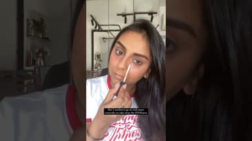 Trying a VIRAL BEAUTY HACK for dark circles! #shorts #ashortaday #makeupshorts #viral #beautyhacks