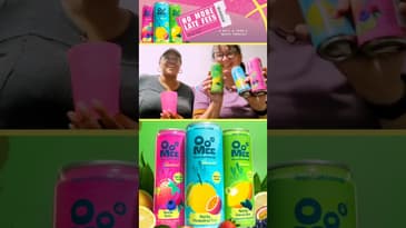 Matcha drink Review: Tried Oomee's Lemon Mint, Passion Fruit & Berry = light, clean energy.