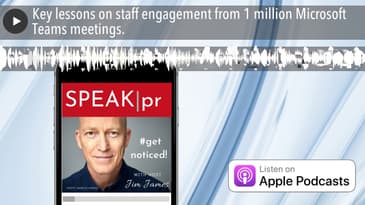 Key lessons on staff engagement from 1 million Microsoft Teams meetings.