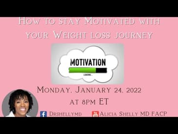 Facebook live: How to stay motivated in your weight loss journey