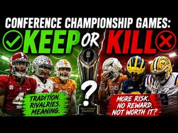 Conference Championships: The Debate That's Dividing College Football
