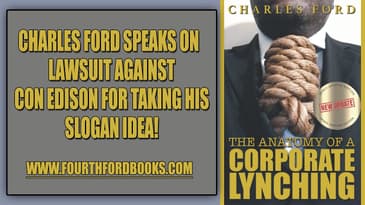 Charles Ford Speaks On Lawsuit Against Con Edison For Taking His Slogan Idea!