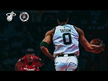The Boston Celtics destroy the Miami Heat