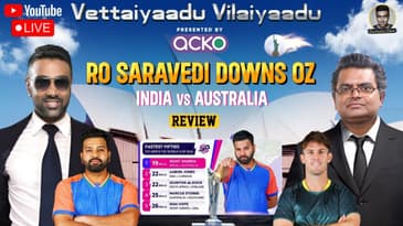 Ro blitz, Kuldeep magic, Axar stunner | Ind thump Aus | Vettaiyaadu Vilaiyaadu | R Ashwin