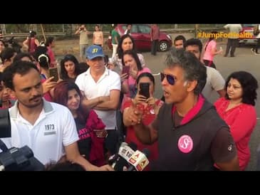 #JumpForHealth 2018 - Milind Soman
