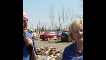 “In the middle of disaster, God is there.”