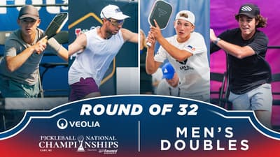 Shimabukuro/Johnson v Jacobson/Newcombe at the Veolia Atlanta Pickleball Championships
