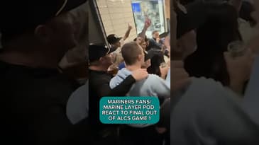 WE REACT TO THE FINAL OUT OF ALCS GAME 1 (ALONG WITH A TON OF MARINERS FANS)