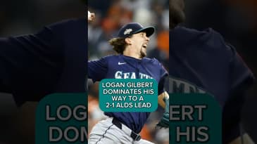 LOGAN GILBERT DOMINATES HIS WAS TO A 2-1 ALDS LEAD #mlb #baseball #mariners