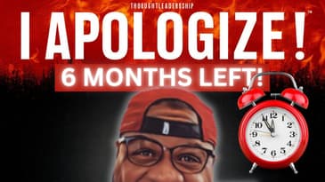 I Apologize for the REMINDER! #ThoughtLeadership