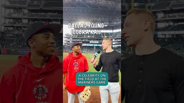 A Celebrity Has FASCINATING Ties In Major League Baseball 🤯 #shorts #baseball #mariners #cobrakai