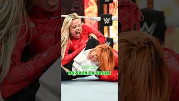 The lady wrestlers can’t show skin in Saudi Arabia #wwe #kingofthering #wrestling