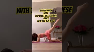 How to Get a tiny waist and gains: #shorts #fitness #motivation #homeworkout #mom