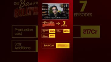 The Ba***ds of Bollywood ko banane main KITNE PAISE lage?! | Ankur Warikoo #shorts