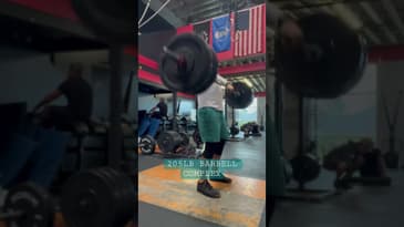 205lb barbell complex | Dr. Chris Garcia