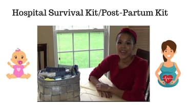 Hospital Survival Kit/Post-Partum Kit Gift