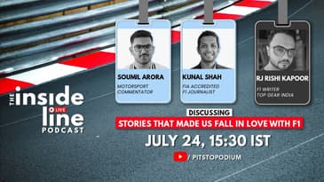 How did you fall in love with F1? | Inside Line F1 Podcast Live ft RJ Rishi Kapoor