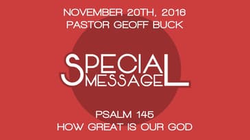 Psalm 145 -- How Great is Our God