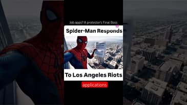 Spider-Man vs. Protestors